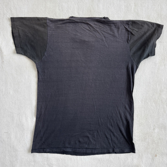 Vintage 1970s Fleetwood Mac Penguin Warner Brothers T Shirt M Black Stevie Nicks - Picture 5 of 7